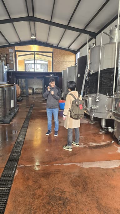 Spanish winery sourcing visit